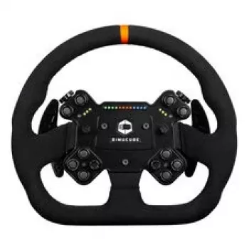 Simucube Valo GT-23 SC3 simracing-stuurwiel, 320 mm diameter, GT-design, SC3-snelkoppeling – zwart, alcantara