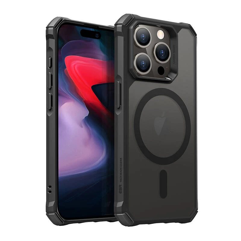 Case ESR Air Armor voor iPhone 15 Pro, Magsafe (zwart)