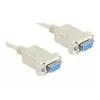 Seriële kabel DeLOCK Sub-D9 84169 3 m beige