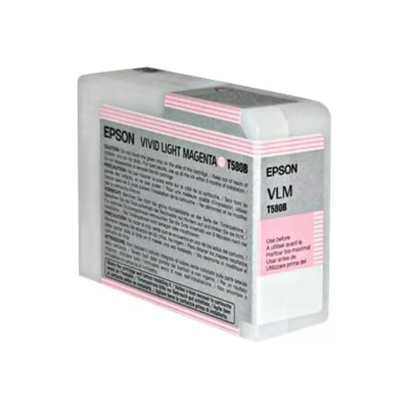 Epson Singlepack Vivid Light Magenta T580B00, Vivid light Magenta, pigmentinkt, 80 ml, 1 stuks