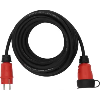 Brennenstuhl 9161100110 verlengsnoer 16 A zwart rood 10 m H07RN-F 3G 1.5 (9161100110)