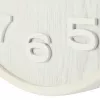 NeXtime 3096WI - wandklok - quartzklok - rond - wit - hout - hout
