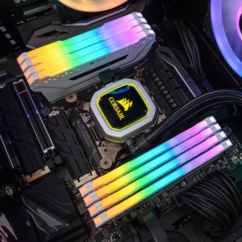 Corsair CMWLEKIT2W computerbehuizing-onderdeel universele RGB-verlichtingsuitbreidingskit