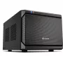 Sharkoon QB One zwart - Midi/Minitower ITX, Mini-ITX 3,5 - PC-/Server voeding koeler - USB, USB 2.0, USB 3.0