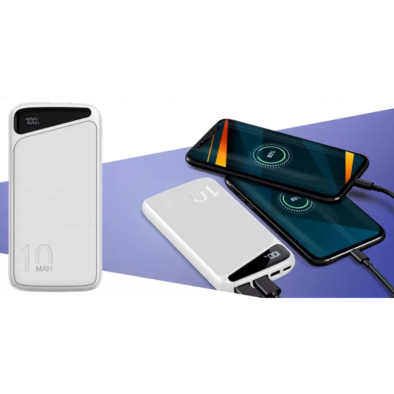 Draagbare powerbank Navitel PWR10 MX WIT 10000 mAh