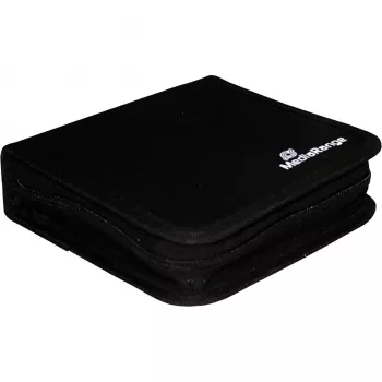 MediaRange BOX50 cd-/dvd-tas voor 24 schijven, zwart