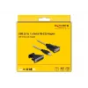 DeLOCK adapter USB 2.0 Type-A naar serieel RS-232 D-Sub 9 + D-Sub 25