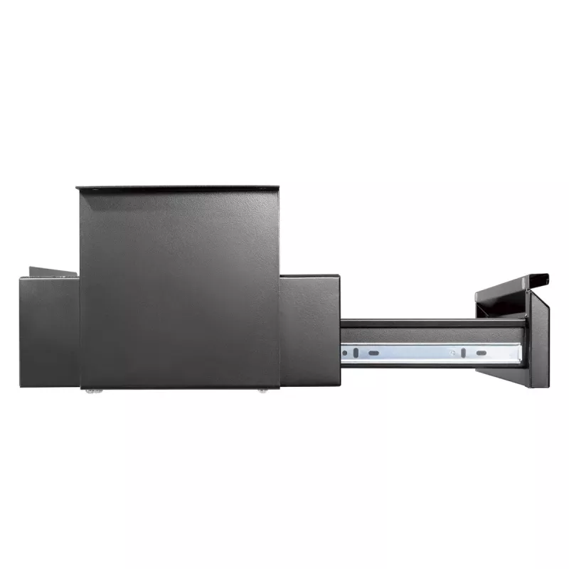 Onderbureau-lade MACLEAN MC-875 – stalen plateau, voor montage onder het bureau, draagvermogen tot 5 kg
