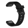 Siliconen band FIXED voor Garmin QuickFit 20 mm, zwart