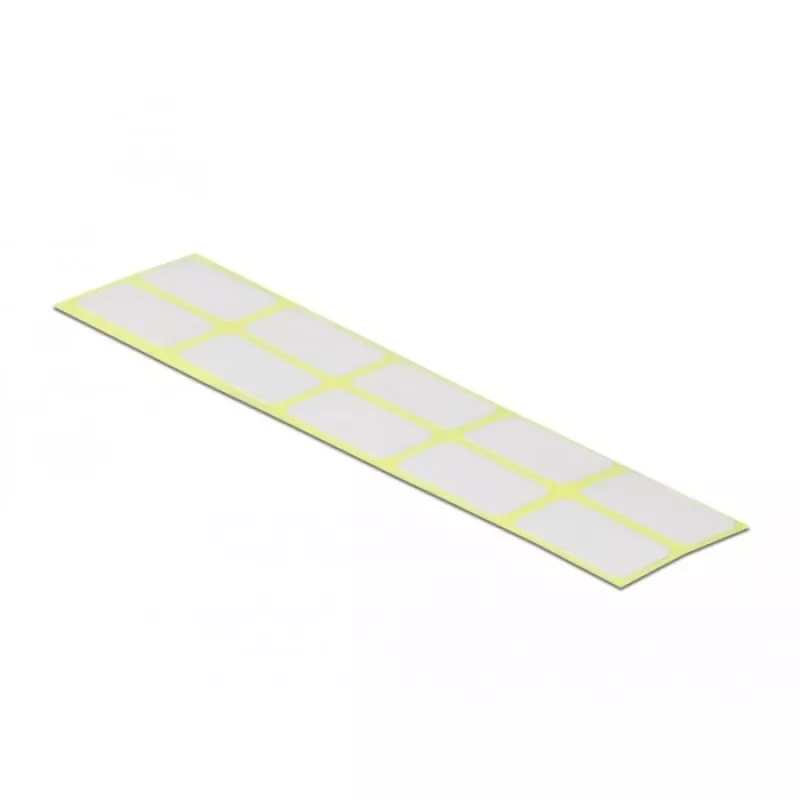 DeLOCK 18825 kabelbinders, 180 x 2,5 mm, 10 stuks, assortiment kleuren, met beschrijfvlak