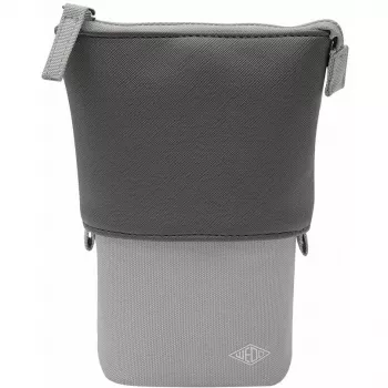Zachte etui WEDO My Butler – stof, kunstleer, polyester; 170×80×60 mm; antraciet/grijs