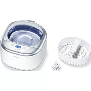 Sanitas SUR 42 ultrasoonreiniger, 50 W, wit/zilver