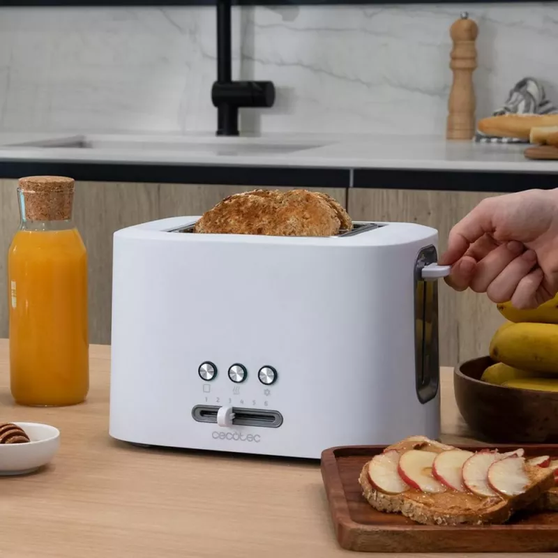 Toaster Toast&Taste 9000 Double wit (wit, 980 watt, voor 2 sneetjes toast)