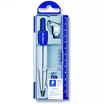 Passer Staedtler 550 60 blauw zilver