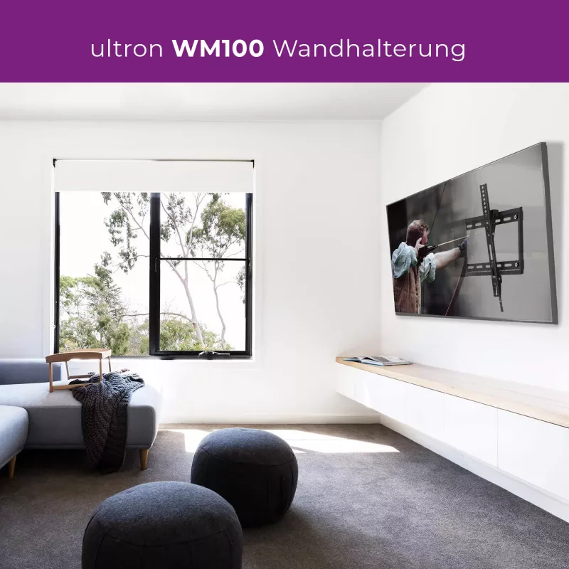 Wandbeugel Ultron WM100 142,2 cm (56 inch) Zwart
