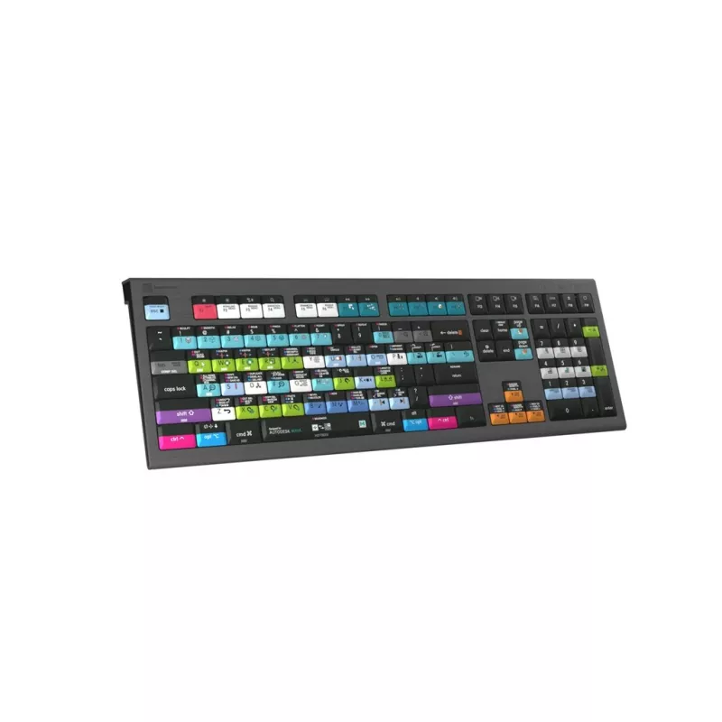 Logickeyboard Avid Media Composer Astra 2 toetsenbord universeel USB QWERTY Duits grijs