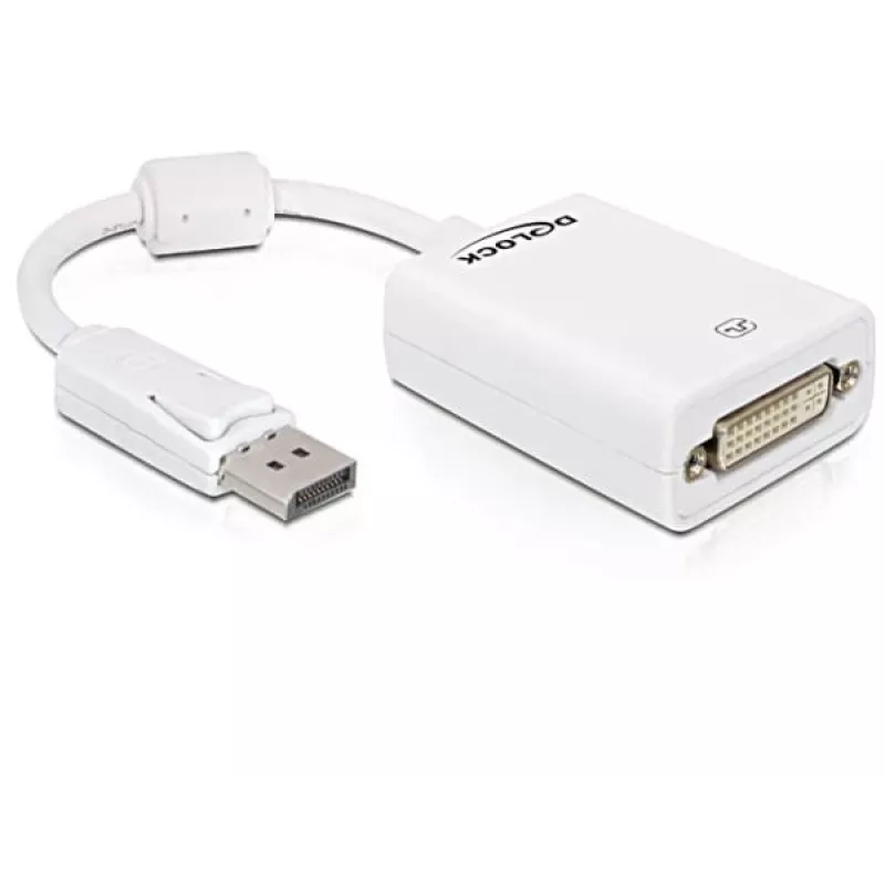 Videokabel-adapter DeLOCK 61765 DisplayPort naar DVI-I 0,125 m