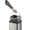 Durable TOUCH 12L rechthoekig RVS zilver zwart