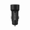 CANYON Autolader OnDrive 24 24W 2xUSB-A Zwart
