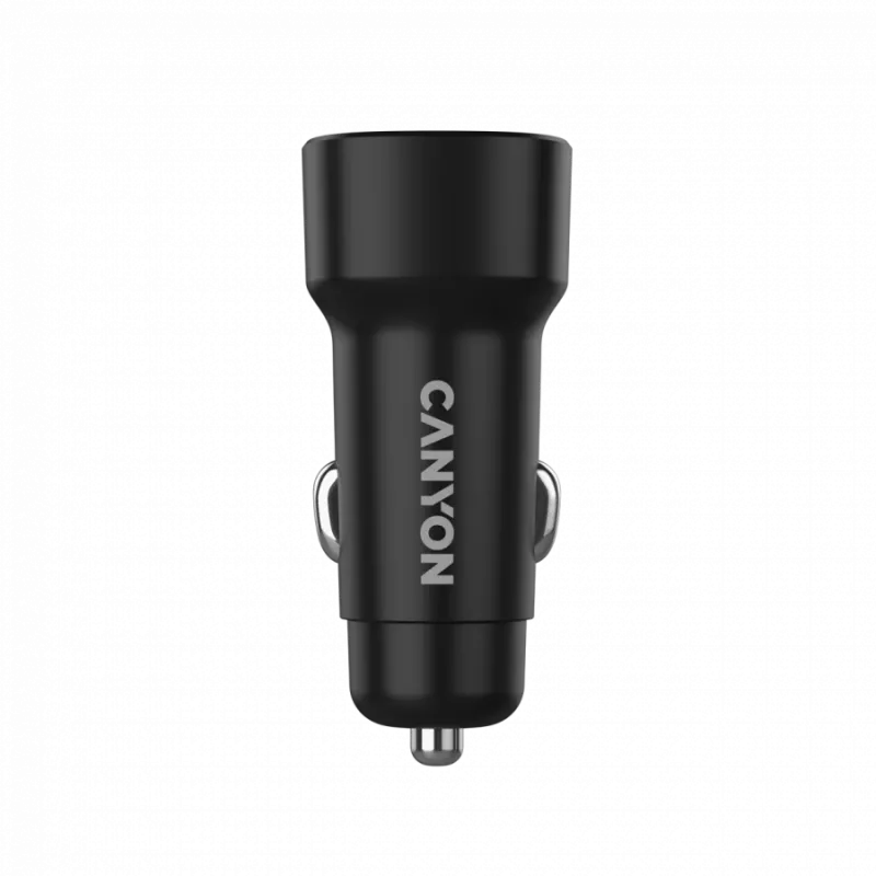 CANYON Autolader OnDrive 24 24W 2xUSB-A Zwart