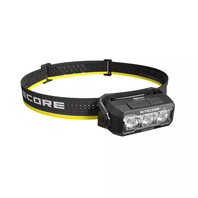 Hoofdlamp Nitecore HA15 UHE – compact, handsfree licht, max. 400 lumen