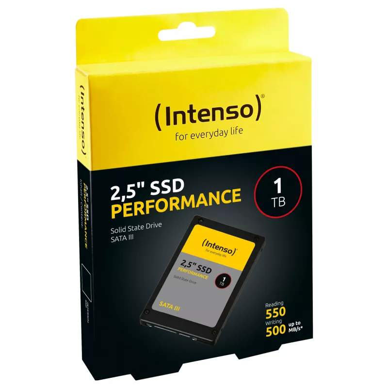 Intenso performance - SSD - 1 TB - intern - 2,5 inch (6,4 cm) - SATA 6 Gb/s (3814460)