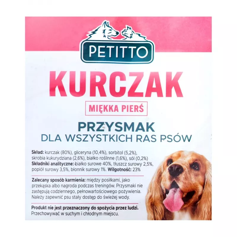 PETITTO zachte kipfilet - hondensnack - 500 g