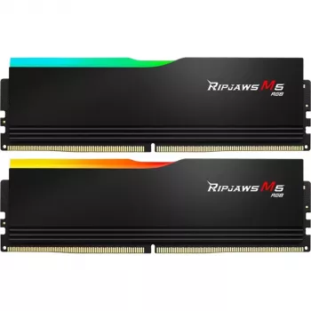 DIMM 32 GB DDR5-6000, werkgeheugen zwart, F5-6000J2836G16GX2-RM5RK, Ripjaws M5 RGB, INTEL XMP