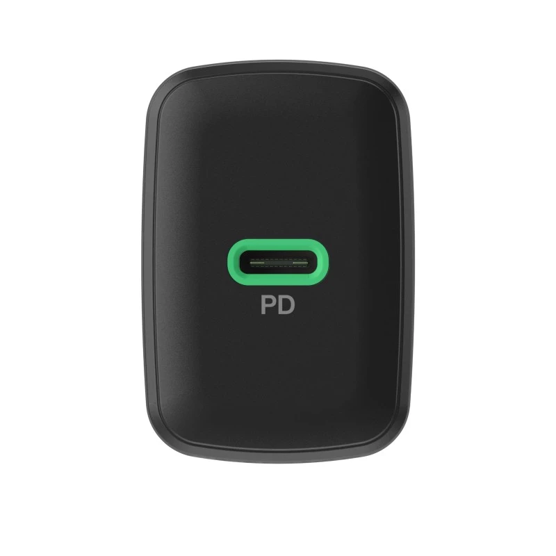 Voeding Green Cell PowerSource Solo30 30W zwart — USB-C enkelpoort-oplader