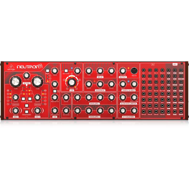 Behringer NEUTRON analoge synthesizer, rood