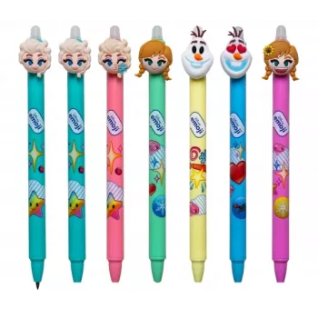 Uittrekbare uitwisbare pen Colorino Disney Emoji Frozen