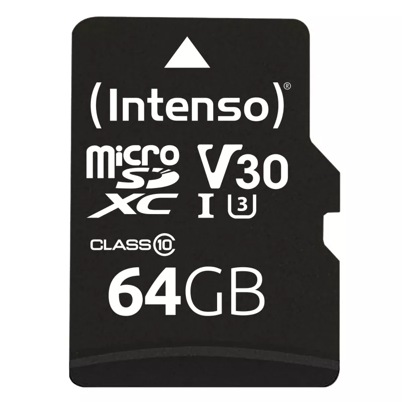 Geheugenkaart Intenso 64 GB MicroSDXC UHS-I Class 10 3433490