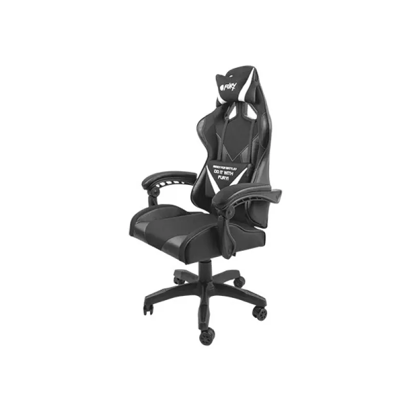 FURY Avenger L universele gamingstoel met gevoerde zitting zwart