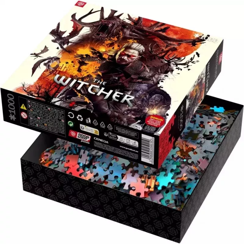 Good Loot Gaming Puzzle: The Witcher Monsters, 1000 stukjes