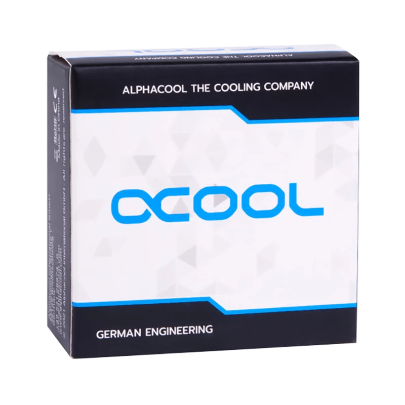 Alphacool ES D-Plug 25,5 mm G1/4 AG naar G1/4 AG - Deep zwart (17580)