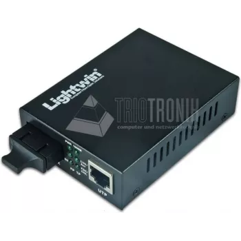 Lightwin LWC 10/100 MM SC netwerk-mediaconverter 100 Mbit/s multi-mode zwart (LWC 10/100 MM SC)