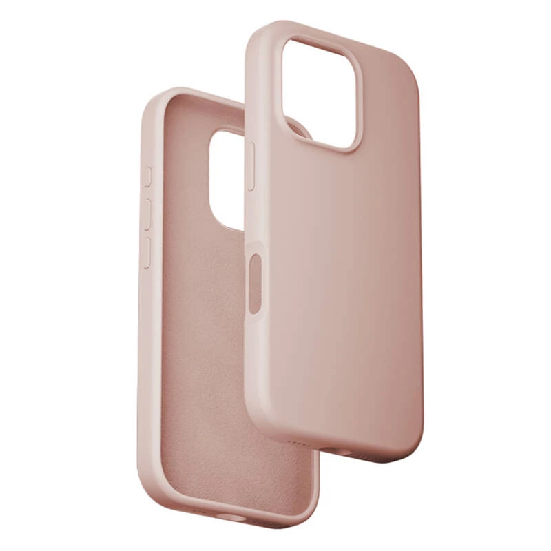 Vention KUHP0-30 beschermhoes voor iPhone 16 Pro MagSafe, roze, dunne zachte hoes