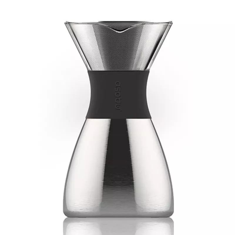 Asobu PourOver Cold Brew koffiezetter zwart, zilver
