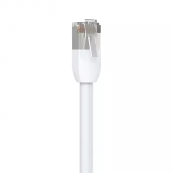 Ethernet-patchkabel UBIQUITI UACC-CABLE-PATCH-OUTDOOR-1M-W Cat5e RJ-45 naar RJ-45, 1 m, wit, S/UTP, TPE-mantel