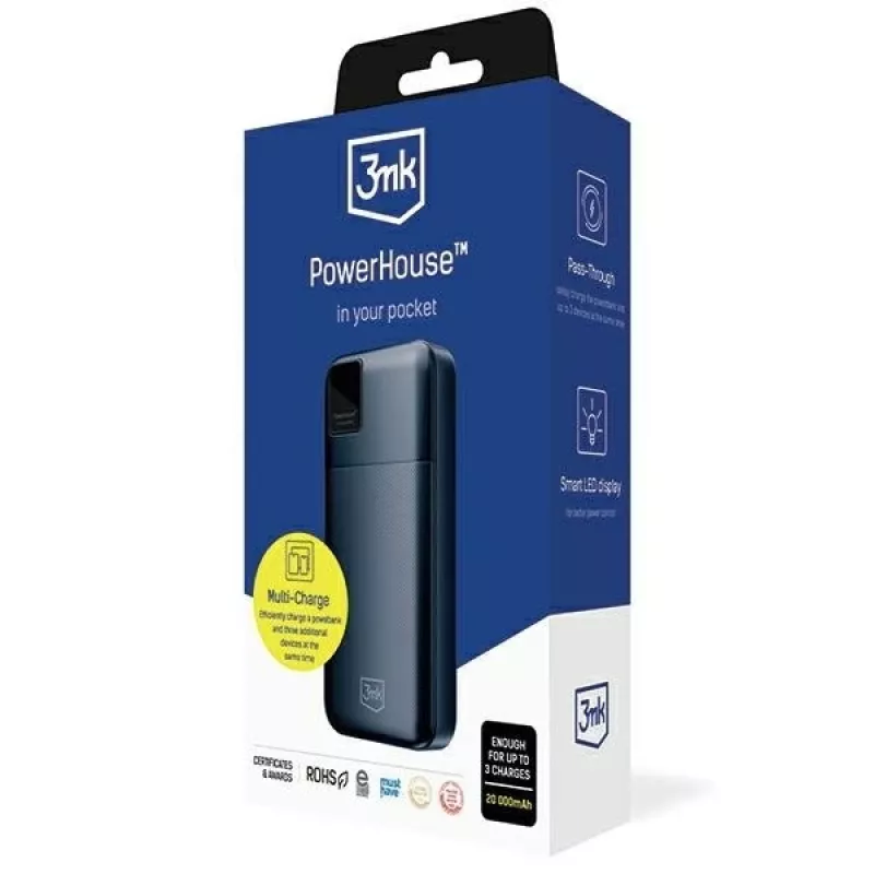 Draagbare powerbank 3MK PowerHouse 20.000 mAh