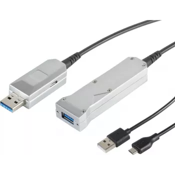 USB-verlengkabel ShiverPeaks 3.0 A-aansluiting optisch 30-35085 – USB Type-A, verlengkabel
