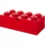 Bureaulade LEGO 8, LEGO merk, rood
