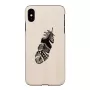 Smartphonehoes man and wood voor iPhone XS Max Indian zwart