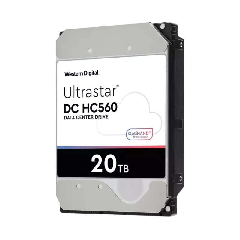 WD Ultrastar DC HC560 - harde schijf - 20TB - intern - 3.5 (8,9 cm) - SATA 6Gb/s - 7200 tpm - buffer: 512MB (0F38785)
