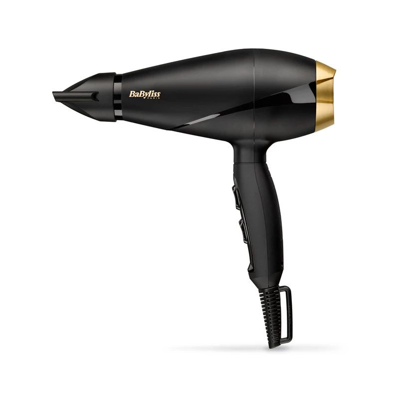 BaByliss 6704E haardroger 2000 W zwart, goud
