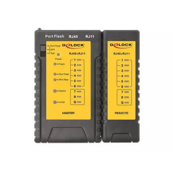 Delock kabeltester + poortzoeker - netwerktester-set (86407)