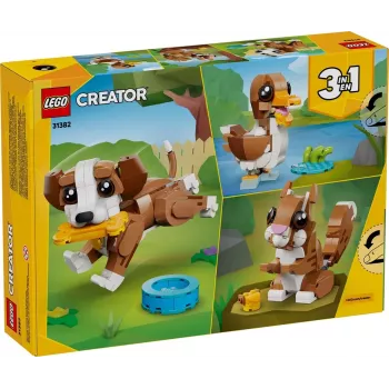 LEGO CREATOR 3 IN 1 31382 Schattige dieren: Speelse puppy