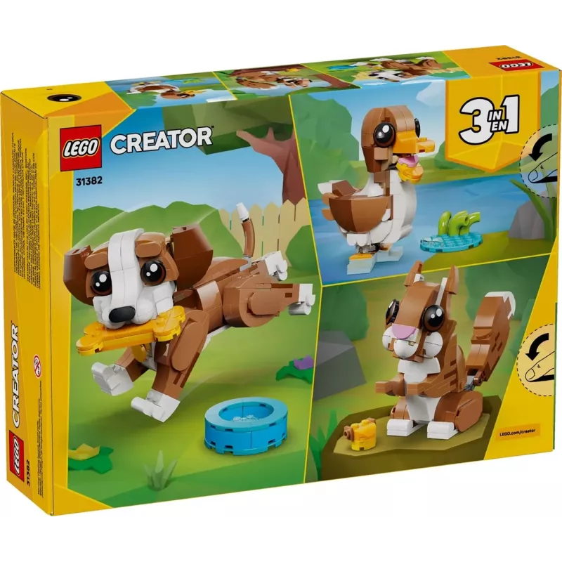LEGO CREATOR 3 IN 1 31382 Schattige dieren: Speelse puppy