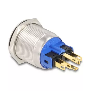 Drukknop-paneel DeLOCK 22051 zilver 230V 3A