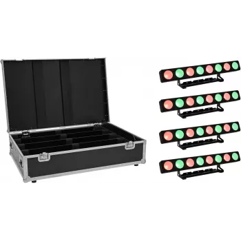 LED-paneelspot EUROLITE PMB-8 COB QCL 30W — set van 4